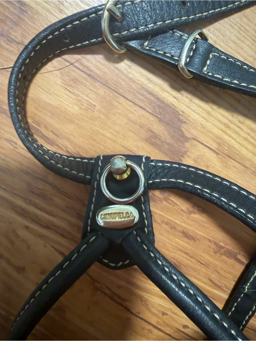 Cinopelca leather dog harness for small dogs - Picture 2 of 6